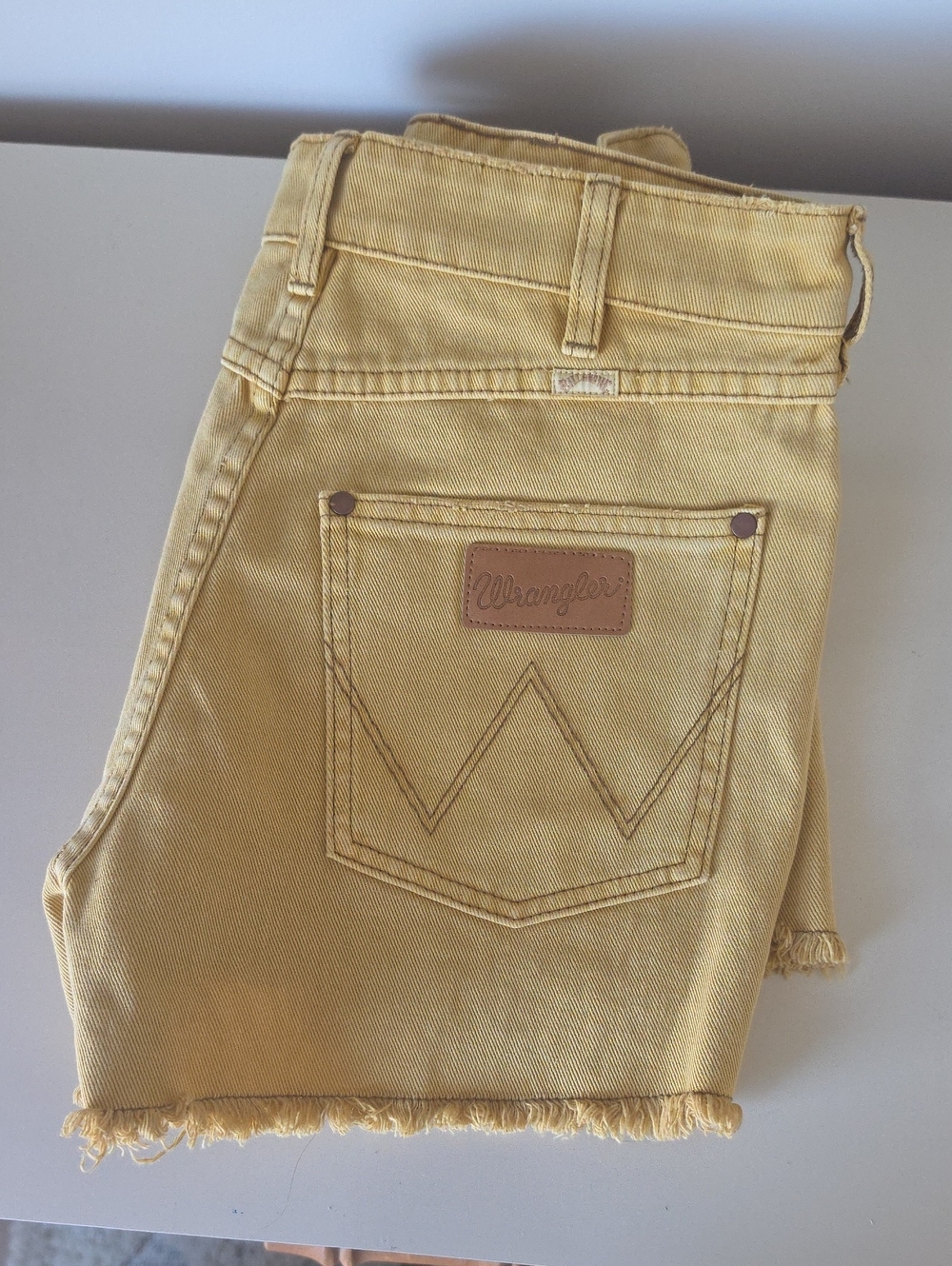 Wrangler Billibong Women's Yellow High Rise Shorts